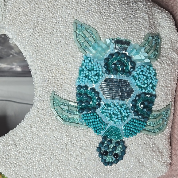 NWT India Sea Turtle Beaded Bag - Picture 9 of 11